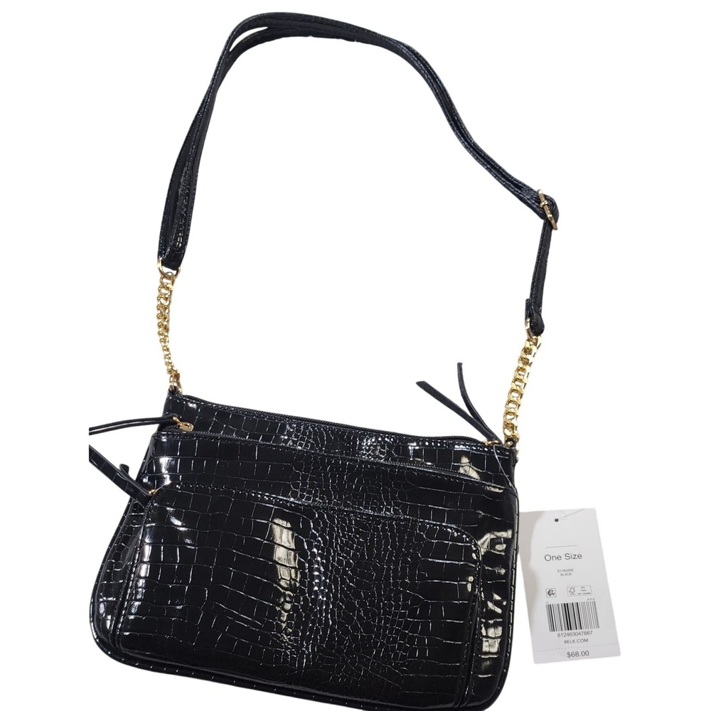 Kim Rogers Crocodile Crossbody Purse‎ NWT